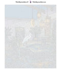 Thumbnail for Paint by numbers canvas - Heron by Fountain Courtyard