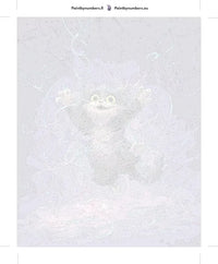 Thumbnail for Kissa numeromaalaus kangas