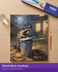 Thumbnail for Valmiin numeromaalauksen havainnekuva - Moonlit Mischief 40x50cm