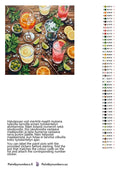 Thumbnail for Värikartta ja ohjeet - Cocktails and Citrus Slices 50x50cm