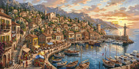 Thumbnail for Numeromaalaus Coastal Italian Village Harbor