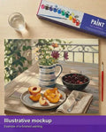 Thumbnail for Valmiin numeromaalauksen havainnekuva - Peaches Cherries and Flowers 50x40cm