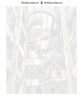 Thumbnail for Numeroitu kangas - Balconies and Arches Courtyard 40x50cm