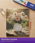 Thumbnail for Valmiin numeromaalauksen havainnekuva - Roses in Pitcher 40x50cm