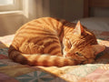 Thumbnail for Timanttimaalaus Cozy Ginger Cat