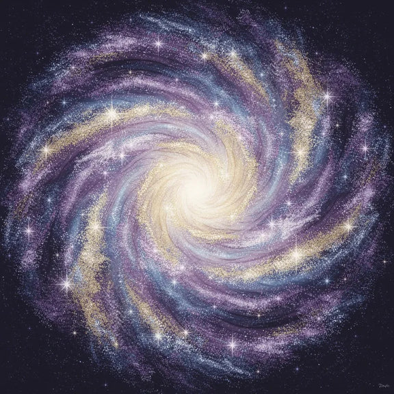Timanttimaalaus Galactic Swirl