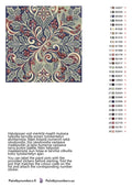 Thumbnail for Värikartta ja ohjeet - Holly Leaves and Berries Pattern 50x50cm