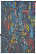 Thumbnail for Tokyo Alley timanttimaalauksen liimapintainen canvas 80x120cm