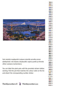 Thumbnail for Värikartta ja ohjeet - Tokyo Skyline and Mount Fuji 80x40cm