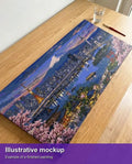 Thumbnail for Valmiin numeromaalauksen havainnekuva - Tokyo Skyline and Mount Fuji 80x40cm