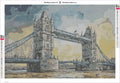 Thumbnail for Tower Bridge timanttimaalauksen liimapintainen canvas 60x40cm