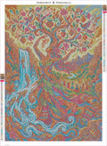 Thumbnail for Tree of Life Goddess Fantasy timanttimaalauksen liimapintainen canvas 50x70cm
