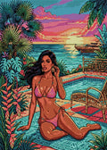 Thumbnail for Timanttikuvio - Tropical Bikini