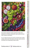 Thumbnail for Värikartta ja ohjeet - Tropical Fruit Assortment 40x50cm
