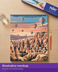 Thumbnail for Valmiin numeromaalauksen havainnekuva - Turkey Travel Poster 40x50cm