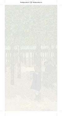Thumbnail for Numeroitu kangas - Under the Trees from The Public Gardens 40x80cm