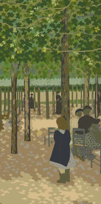 Thumbnail for Under the Trees from The Public Gardens numeromaalaus - Edouard Vuillard