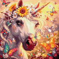 Thumbnail for Timanttikuvio - Unicorn with Butterflies