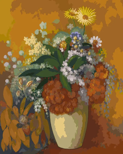 Vase of Flowers numeromaalaus - Odilon Redon