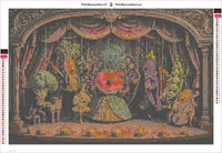 Thumbnail for Vegetable Orchestra timanttimaalauksen liimapintainen canvas 60x40cm