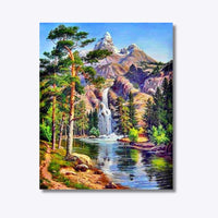 Thumbnail for Waterfall 40x50cm - Timanttimaalaus