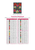 Thumbnail for Victorian Botanical timanttimaalauksen värikartta – 46 DMC-väriä
