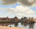 Thumbnail for View of Delft by Vermeer, 50x40 cm timanttimaalaus – alkuperäinen kuva, josta kuvio on tehty