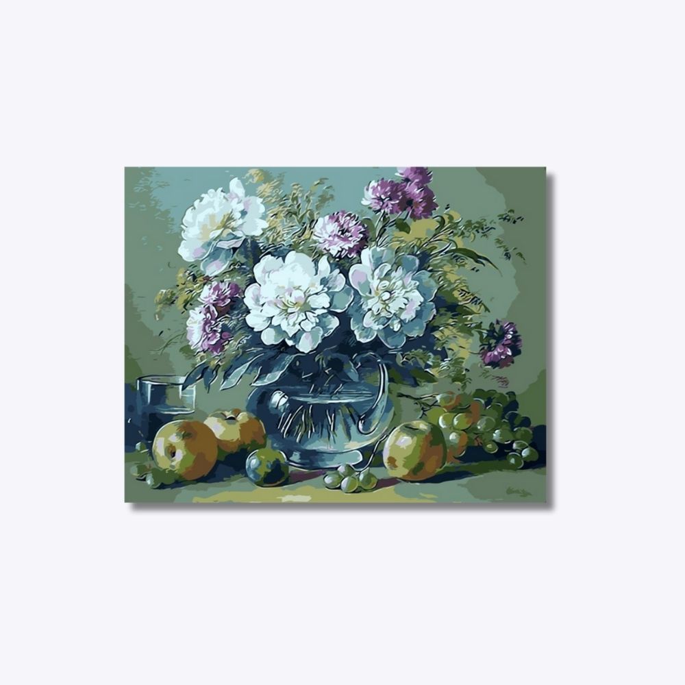 Violet Bouquet 40x50cm - Timanttimaalaus