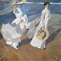 Thumbnail for Walk on the Beach by Sorolla, 50x50 cm timanttimaalaus – alkuperäinen kuva, josta kuvio on tehty