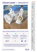 Thumbnail for Numeromaalaus: Värikartta ja ohjeet - Walk on the Beach 50x50cm