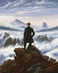 Thumbnail for Wanderer above the Sea of Fog by Caspar David Friedrich, 40x50 cm timanttimaalaus – lopullisen kuvion esikatselu