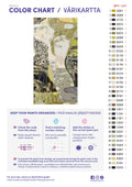 Thumbnail for Paint by numbers color chart - Water snakes I - väriluettelo ja ohjeet