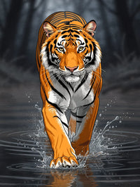 Thumbnail for Timanttimaalaus Water Tiger