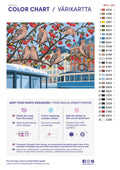 Thumbnail for Numeromaalaus: Värikartta ja ohjeet - Waxwings at a Gothenburg Tram Stop 40x30cm