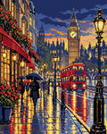Thumbnail for Westminster Rain Reflections, 40x50 cm timanttimaalaus – lopullisen kuvion esikatselu