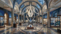 Thumbnail for Valaan luuranko museosalissa numeromaalaus