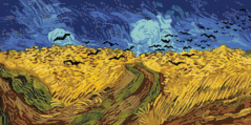 Timanttikuvio - Wheatfield With Crows