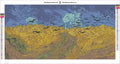 Thumbnail for Wheatfield With Crows timanttimaalauksen liimapintainen canvas 60x30cm