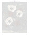 Thumbnail for Numeroitu kangas - White Anemones and Red Roses 40x50cm