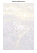 Thumbnail for Numeroitu kangas - White Horse in Lavender Field 40x60cm