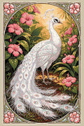 Thumbnail for Timanttikuvio - White Peacock Frame