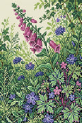 Thumbnail for Wildflower Garden Harmony, 40x60 cm timanttimaalaus – lopullisen kuvion esikatselu