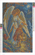 Thumbnail for Wings over the Lantern Path timanttimaalauksen liimapintainen canvas 30x50cm
