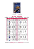 Thumbnail for Winter Gazebo timanttimaalauksen värikartta – 33 DMC-väriä