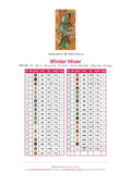 Thumbnail for Winter Hiver timanttimaalauksen värikartta – 37 DMC-väriä