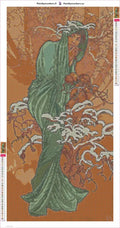 Thumbnail for Winter Hiver timanttimaalauksen liimapintainen canvas 40x80cm