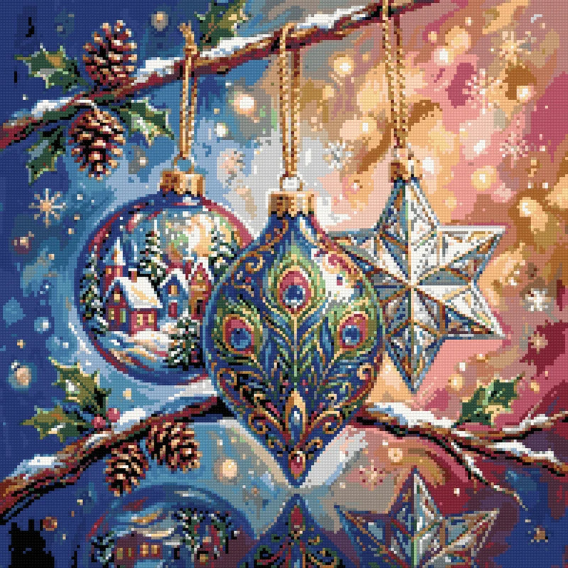 Timanttikuvio - Winter Ornaments