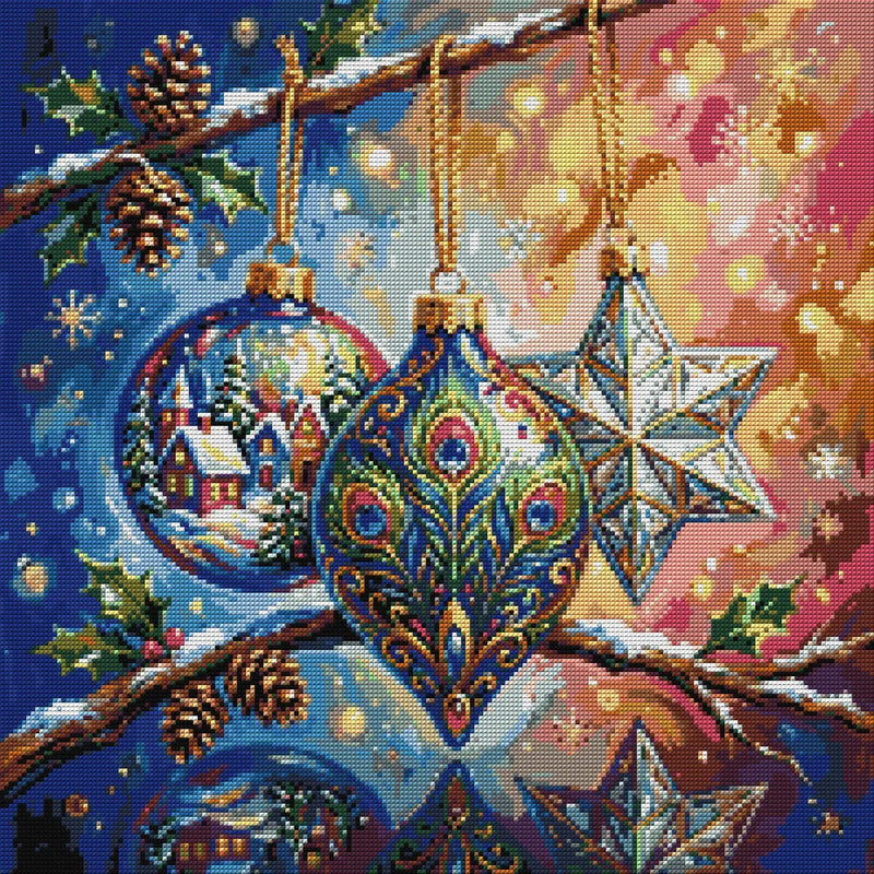 Timanttikuvio - Winter Ornaments