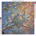 Thumbnail for Winter Ornaments timanttimaalauksen liimapintainen canvas 50x50cm