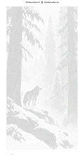 Thumbnail for Numeromaalaus: Numeroitu kangas - Wolf in the Ink Forest 40x80cm